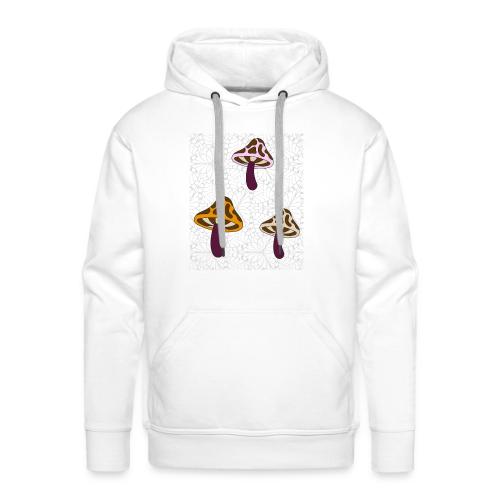 Fall Season Mushroom Designs - Men's Premium Hoodie
