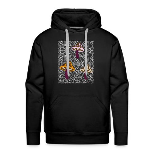 Fall Season Mushroom Designs - Men's Premium Hoodie