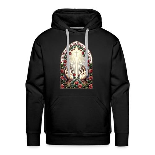 Easter By His Wounds Healed T Shirt, Renewal Gift - Men's Premium Hoodie