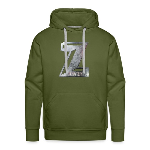 Zawles - metal logo - Men's Premium Hoodie