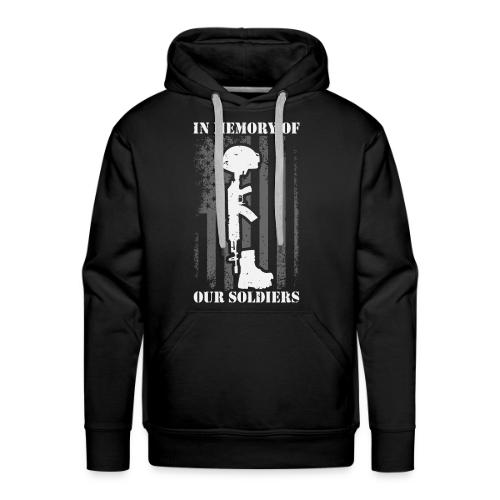 In Memory Of Our Soldiers - Men's Premium Hoodie
