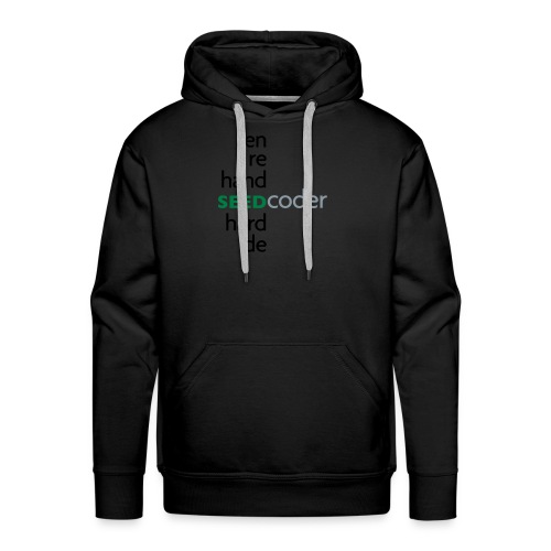 seedcoder_shirt_text_4 - Men's Premium Hoodie