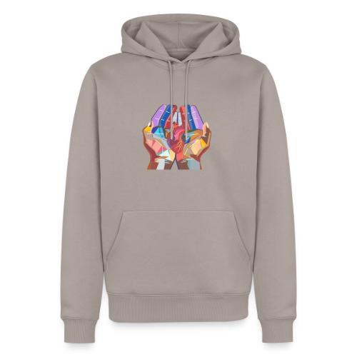 Heart in hand - Men's Premium Hoodie