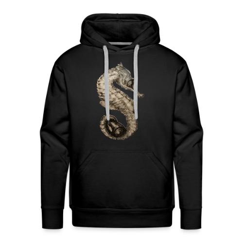 seahorse with sea shell - Men's Premium Hoodie