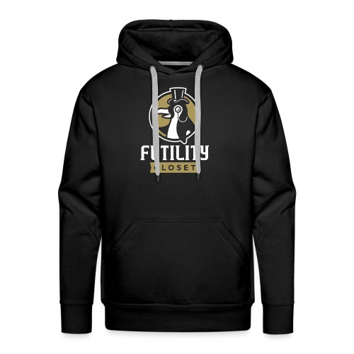 Futility Closet Logo - Reversed - Men's Premium Hoodie