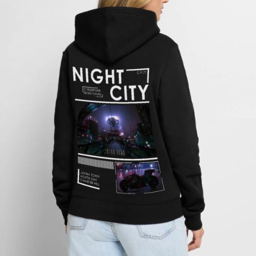 Night City Japan Town - Men's Premium Hoodie