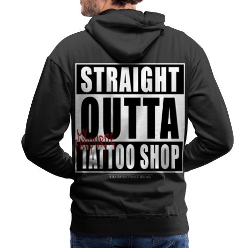 straightoutta tattoo shop - Men's Premium Hoodie
