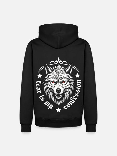Fear - Men's Premium Hoodie - black
