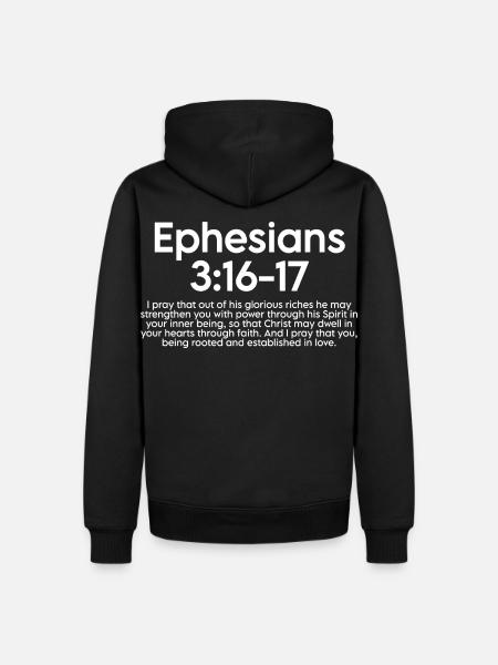 Christian qoutes - Men's Premium Hoodie - black