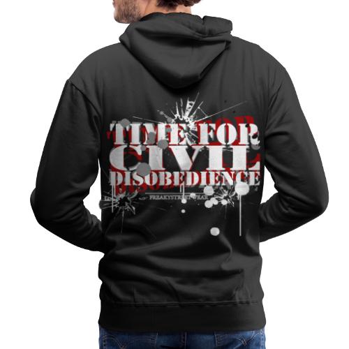 civil disobedience - Men's Premium Hoodie