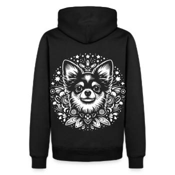 Chihuahua Core - Men's Premium Hoodie - black - Back - Nico (187cm)
