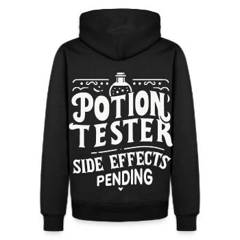 Potion Tester Side Effects Pending - Men's Premium Hoodie - black - Back - Nico (187cm)