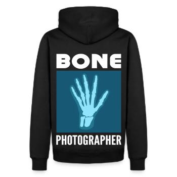 Bone Photographer Rad Tech X-Ray Technologist - Men's Premium Hoodie - black - Back - Nico (187cm)