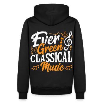 Classical Music Lover Western Folk Music Art Music - Men's Premium Hoodie - black - Back - Nico (187cm)
