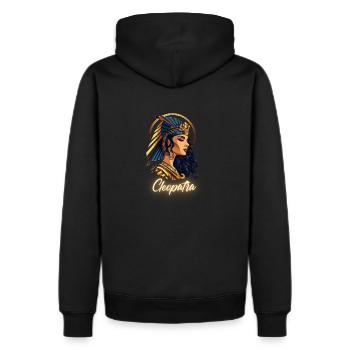 Léopâtre Reine de l’Égypte ancienne Art graphique - Molleton à capuche Premium pour homme - noir - Dos - Nico (187cm)