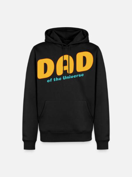Dad of the Universe - Men's Premium Hoodie - black