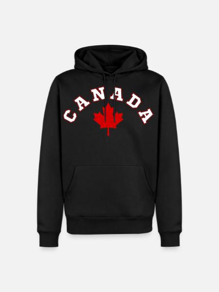 CANADA MAPLE LEAF - Men's Premium Hoodie - black