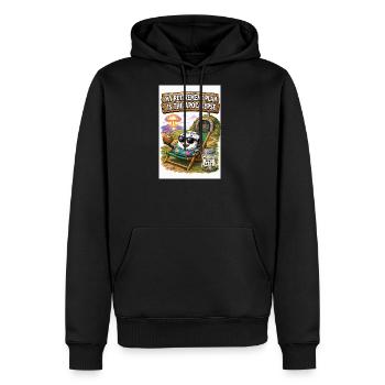 My Retirement Plan Is The Apocalypse - Men's Premium Hoodie - black - Front - Nico (187cm) & Julia (174cm)