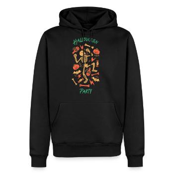 Halloween Party | Witty - Men's Premium Hoodie - black - Front - Nico (187cm) & Julia (174cm)