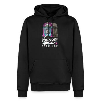 Dance Party Vintage Sock Hop - Men's Premium Hoodie - black - Front - Nico (187cm) & Julia (174cm)