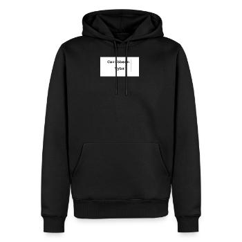 Caribbean Vybz - Men's Premium Hoodie - black - Front - Nico (187cm) & Julia (174cm)