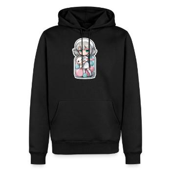 Jelly Jar Nurse - Men's Premium Hoodie - black - Front - Nico (187cm) & Julia (174cm)