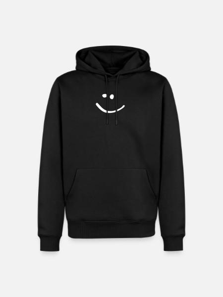 Smiley Face - Men's Premium Hoodie - black
