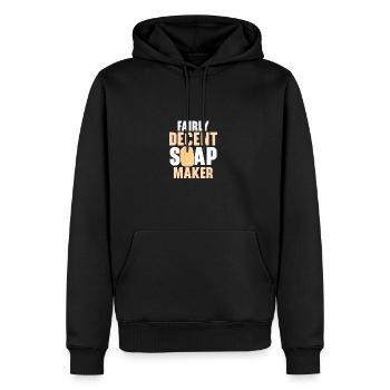 Fairly Decent Soap Maker Soaping Soap Making - Men's Premium Hoodie - black - Front - Nico (187cm) & Julia (174cm)