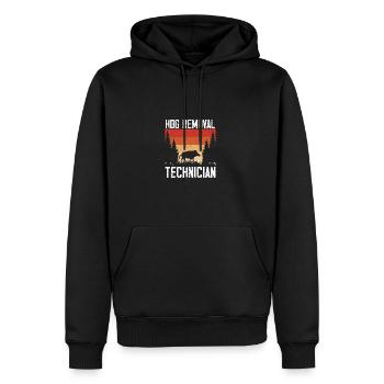 Hog Removal Technician Boar Hunter Hog Hunting - Men's Premium Hoodie - black - Front - Nico (187cm) & Julia (174cm)