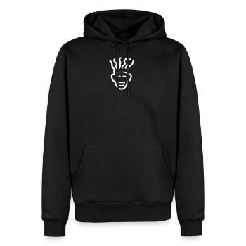 A Scared Teenager - Men's Premium Hoodie - black - Front - Nico (187cm) & Julia (174cm)