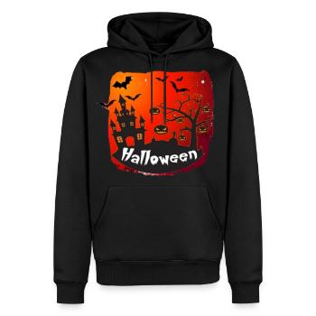 Halloween,happy Halloween , Halloween party - Men's Premium Hoodie - black - Front - Nico (187cm) & Julia (174cm)