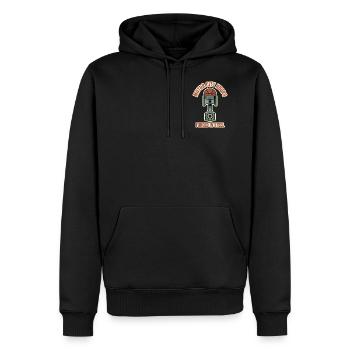Motor City Hoops Pistons Tee - Men's Premium Hoodie - black - Front - Nico (187cm) & Julia (174cm)