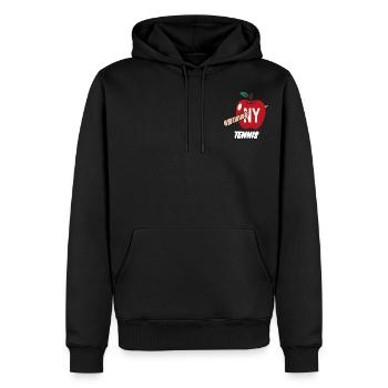 NY Tennis - Men's Premium Hoodie - black - Front - Nico (187cm) & Julia (174cm)