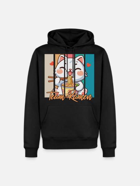 team ramen - Men's Premium Hoodie - black