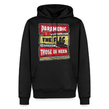 Ambulance Services Hospital Emergency Call Rescuer - Men's Premium Hoodie - black - Front - Nico (187cm) & Julia (174cm)