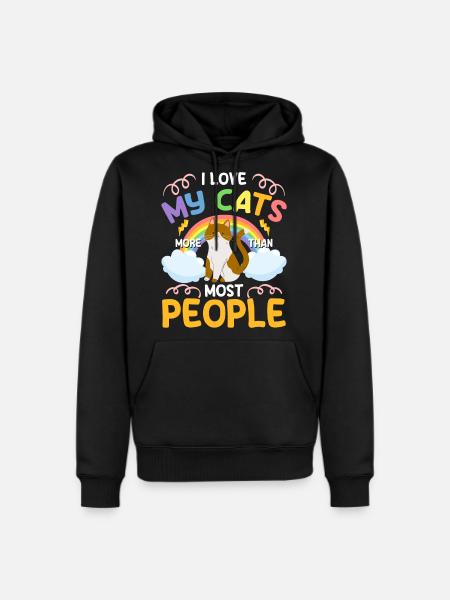 Cat Master - Men's Premium Hoodie - black