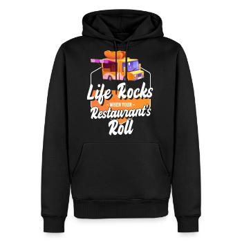 Fast Food Meal Meals On Wheels Grilling - Men's Premium Hoodie - black - Front - Nico (187cm) & Julia (174cm)