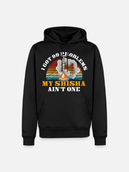 Shisha Smoking - Men's Premium Hoodie - black