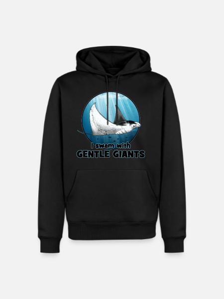 Manta Ray - Men's Premium Hoodie - black
