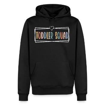 Toddler squad - Men's Premium Hoodie - black - Front - Nico (187cm) & Julia (174cm)