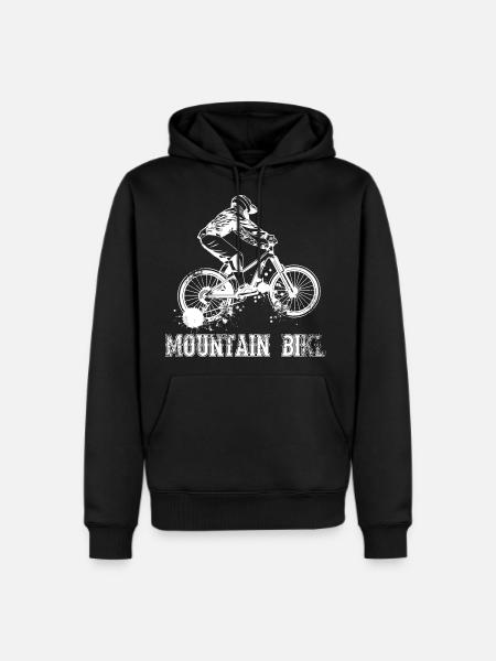 Mountain Bike - Men's Premium Hoodie - black