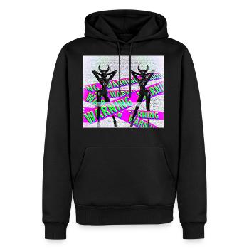 Fetish Fantasies AGALMATOPHILIAC - Men's Premium Hoodie - black - Front - Nico (187cm) & Julia (174cm)