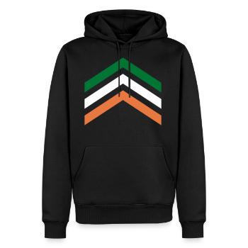 Ireland - Men's Premium Hoodie - black - Front - Nico (187cm) & Julia (174cm)