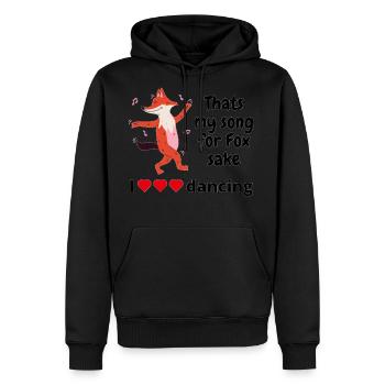 That s My Song For Fox Sake - Men's Premium Hoodie - black - Front - Nico (187cm) & Julia (174cm)