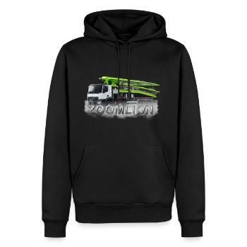 Zoomlion Trending Heavy Industries Recent Zoomlion - Men's Premium Hoodie - black - Front - Nico (187cm) & Julia (174cm)