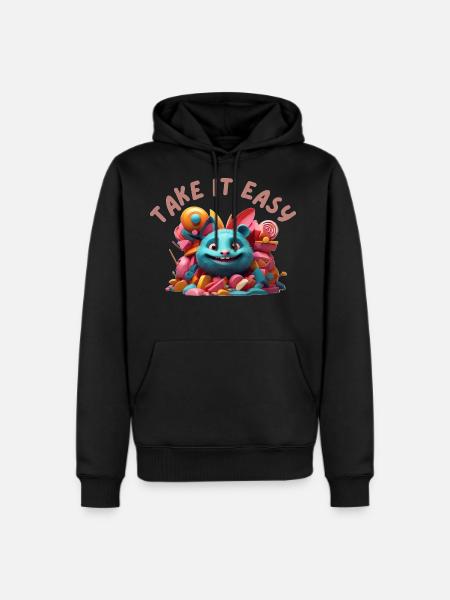Take it easy - Men's Premium Hoodie - black