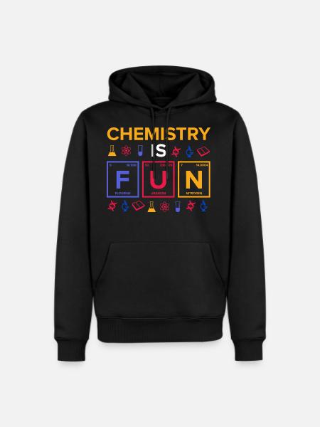 Chemistry Fun Reaction - Men's Premium Hoodie - black