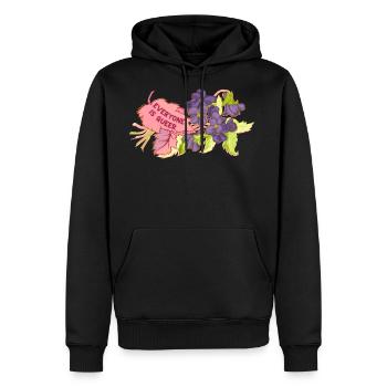 Everyone Is Queer - Men's Premium Hoodie - black - Front - Nico (187cm) & Julia (174cm)