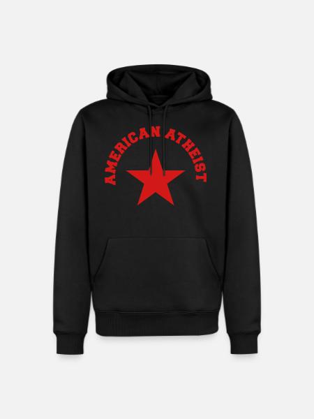 American Atheist - Men's Premium Hoodie - black