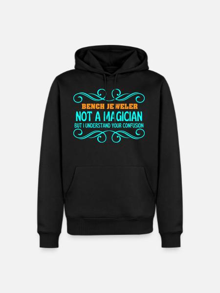 BENCH JEWELER not magican - Men's Premium Hoodie - black